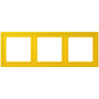 JUNG - Rahmen, 3-fach, LS ZERO, le jaune vif
