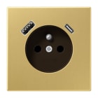 JUNG - Steckdose, franz./belgisches System 16 A 250 V ~, USB 1 x Typ A + 1 x Typ CSAFETY+