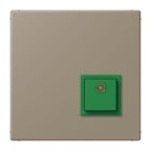JUNG - Notrufsystem Abstelltaster, Serie LS, ombre naturelle moyenne