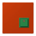 JUNG - Notrufsystem Abstelltaster, Serie LS, rouge vermillon 59
