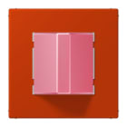 JUNG - Notrufsystem Rufmodul, Serie LS, rouge vermillon 59