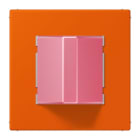 JUNG - Notrufsystem Rufmodul, Serie LS, orange vif