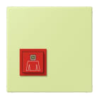 JUNG - Notrufsystem Ruftaster, Serie LS, vert jaune clair