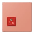 JUNG - Notrufsystem Ruftaster, Serie LS, l'ocre rouge moyen