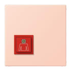 JUNG - Notrufsystem Ruftaster, Serie LS, l'ocre rouge clair