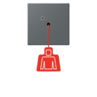 JUNG - Notrufsystem Zugtaster, Serie LS, gris foncé 31