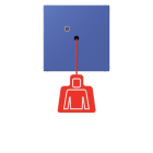 JUNG - Notrufsystem Zugtaster, Serie LS, bleu outremer 31