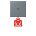 JUNG - Notrufsystem Zugtaster, Serie LS, gris 59