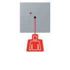 JUNG - Notrufsystem Zugtaster, Serie LS, gris clair 59