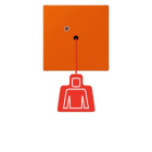 JUNG - Notrufsystem Zugtaster, Serie LS, orange vif