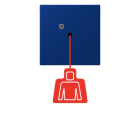 JUNG - Notrufsystem Zugtaster, Serie LS, bleu outremer foncé