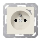 JUNG - JUNG HOME Steckdose Energy, franz/belg., 16A 250V~, SAFETY+, Serie AS, weiß