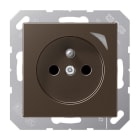 JUNG - JUNG HOME Steckdose Energy, franz/belg., 16A 250V~, SAFETY+, Serie A, mokka