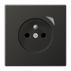 JUNG - JUNG HOME Steckdose Energy, franz/belg., 16A 250V~, SAFETY+, Serie LS, anthrazit
