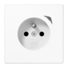 JUNG - JUNG HOME Steckdose Energy, franz/belg., 16A 250V~, SAFETY+, Serie LS, alpinweiß