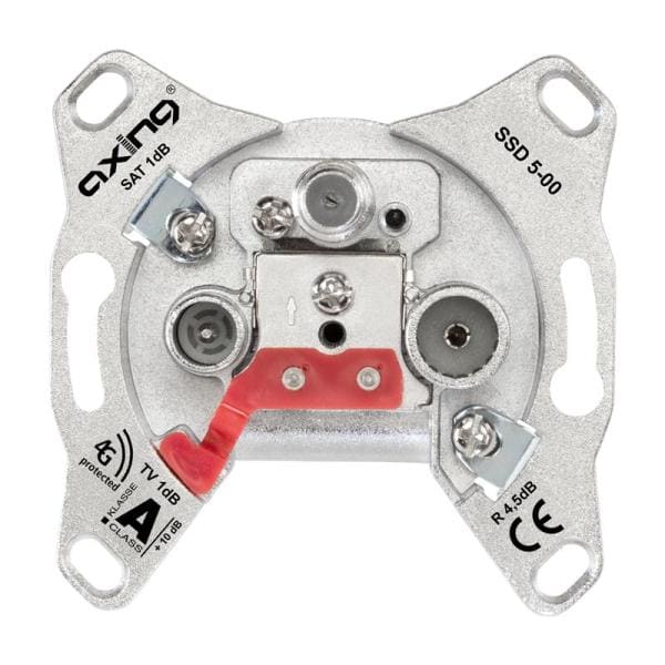 JUNG - 3-Loch Universal-SAT/BK-Einzeldose, 1,0 dB