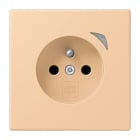 JUNG - JUNG HOME Steckdose, franz/belg., 16A 250V~, SAFETY+, Serie LS, terre sienne claire 31 (32122)