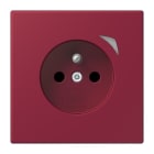 JUNG - JUNG HOME Steckdose, franz/belg., 16A 250V~, SAFETY+, Serie LS, le rubis (4320M)