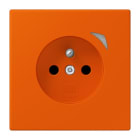 JUNG - JUNG HOME Steckdose, franz/belg., 16A 250V~, SAFETY+, Serie LS, orange vif (4320S)