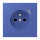 JUNG - JUNG HOME Steckdose Energy, franz/belg., 16A 250V~, SAFETY+, Serie LS, bleu outremer 31 (32020)
