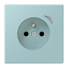 JUNG - JUNG HOME Steckdose Energy, franz/belg., 16A 250V~, SAFETY+, Serie LS, céruléen clair (32033)