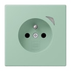 JUNG - JUNG HOME Steckdose Energy, franz/belg., 16A 250V~, SAFETY+, Serie LS, vert anglais clair (32041)