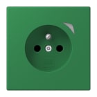JUNG - JUNG HOME Steckdose Energy, franz/belg., 16A 250V~, SAFETY+, Serie LS, vert foncé (32050)