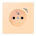 JUNG - JUNG HOME Steckdose Energy, franz/belg., 16A 250V~, SAFETY+, Serie LS, ocre (32060)