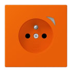 JUNG - JUNG HOME Steckdose Energy, franz/belg., 16A 250V~, SAFETY+, Serie LS, orange (32080)