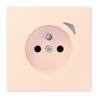 JUNG - JUNG HOME Steckdose Energy, franz/belg., 16A 250V~, SAFETY+, Serie LS, orange pâle (32082)