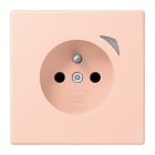 JUNG - JUNG HOME Steckdose Energy, franz/belg., 16A 250V~, SAFETY+, Serie LS, l’ocre rouge clair (32112)