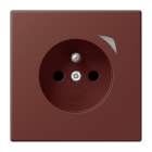JUNG - JUNG HOME Steckdose Energy, franz/belg., 16A 250V~, SAFETY+, Serie LS, terre sienne brûlée 31 (32120)