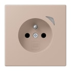 JUNG - JUNG HOME Steckdose Energy, franz/belg., 16A 250V~, SAFETY+, Serie LS, ombre brûlée claire (32131)