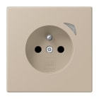 JUNG - JUNG HOME Steckdose Energy, franz/belg., 16A 250V~, SAFETY+, Serie LS, ombre naturelle claire (32142)