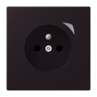 JUNG - JUNG HOME Steckdose Energy, franz/belg., 16A 250V~, SAFETY+, Serie LS, noir d'ivoire (4320E)