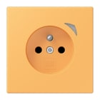 JUNG - JUNG HOME Steckdose Energy, franz/belg., 16A 250V~, SAFETY+, Serie LS, ocre jaune clair (4320L)