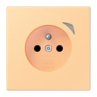 JUNG - JUNG HOME Steckdose Energy, franz/belg., 16A 250V~, SAFETY+, Serie LS, terre sienne claire 59 (4320P)