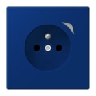 JUNG - JUNG HOME Steckdose Energy, franz/belg., 16A 250V~, SAFETY+, Serie LS, bleu outremer foncé (4320T)