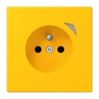 JUNG - JUNG HOME Steckdose Energy, franz/belg., 16A 250V~, SAFETY+, Serie LS, le jaune vif (4320W)