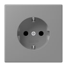 JUNG - SCHUKO-Steckdose, 16A 250V~, SK, Duroplast, Serie LS, gris 31 (32011)