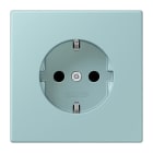 JUNG - SCHUKO-Steckdose, 16A 250V~, SK, Duroplast, Serie LS, céruléen clair (32033)