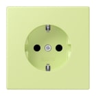 JUNG - SCHUKO-Steckdose, 16A 250V~, SK, Duroplast, Serie LS, vert jaune clair (32053)