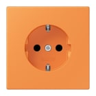JUNG - SCHUKO-Steckdose, 16A 250V~, SK, Duroplast, Serie LS, orange clair (32081)