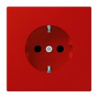 JUNG - SCHUKO-Steckdose, 16A 250V~, SK, Duroplast, Serie LS, rouge vermillon 31 (32090)