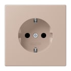 JUNG - SCHUKO-Steckdose, 16A 250V~, SK, Duroplast, Serie LS, ombre brûlée claire (32131)