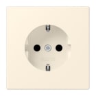 JUNG - SCHUKO-Steckdose, 16A 250V~, SK, Duroplast, Serie LS, blanc ivoire (4320B)