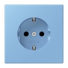 JUNG - SCHUKO-Steckdose, 16A 250V~, SK, Duroplast, Serie LS, bleu céruléen 59 (4320N)