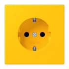 JUNG - SCHUKO-Steckdose, 16A 250V~, SK, Duroplast, Serie LS, le jaune vif (4320W)
