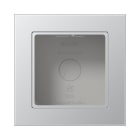 JUNG - Aufputz-Kappe 1fach, Serie A, aluminium