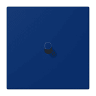 JUNG - Abdeckung mit 1 Kipphebel Zylinder, Serie LS 1912, bleu outremer foncé